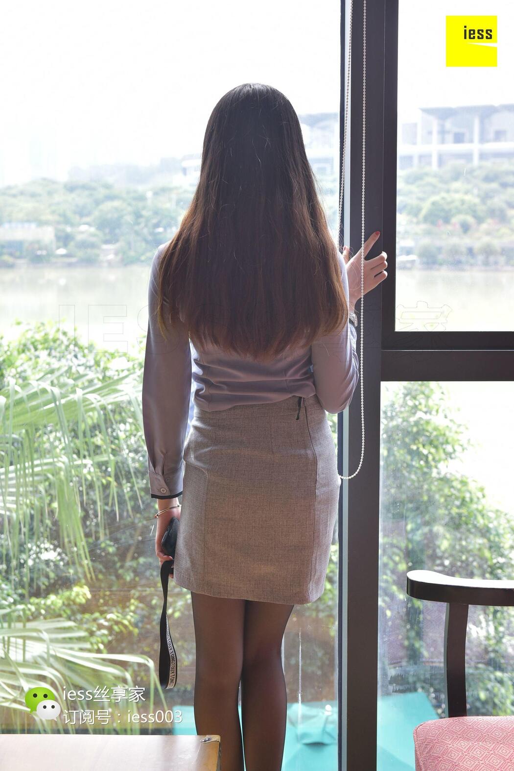 Sixiangjia 085 Seven-seven "Secret Meeting Black Silk Little White Collar II" [IESS Weird and Interesting]