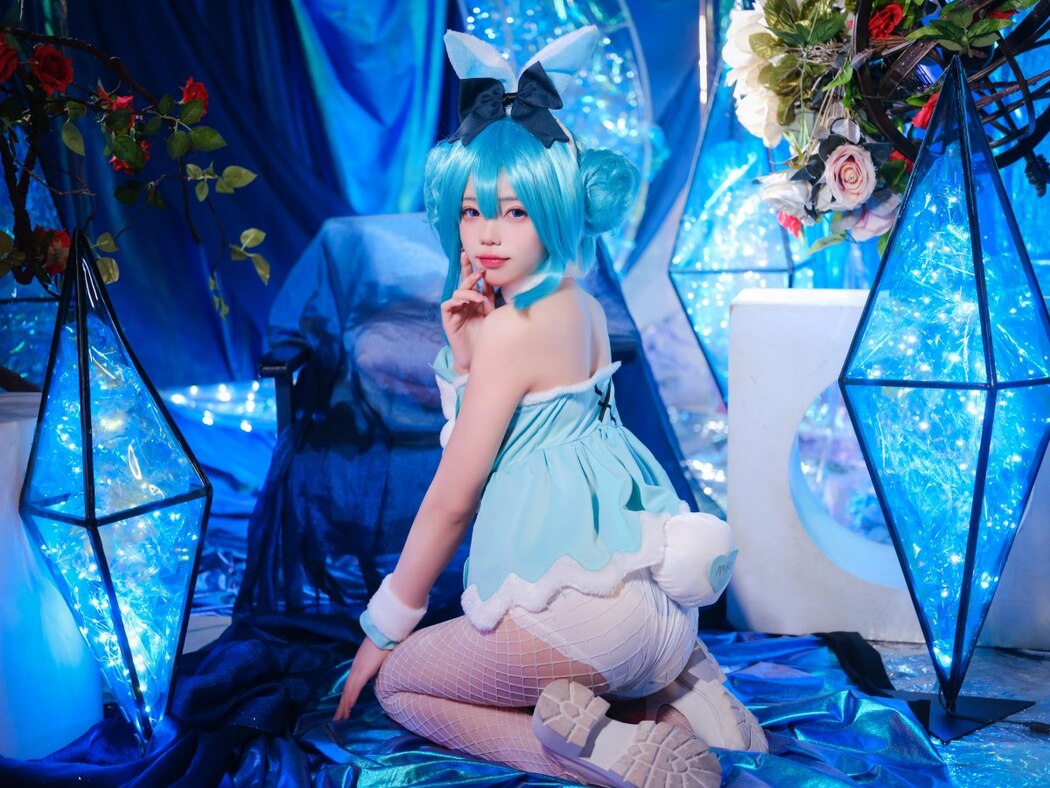 Coser@黏黏团子兔 – MIKU初音未来兔女郎