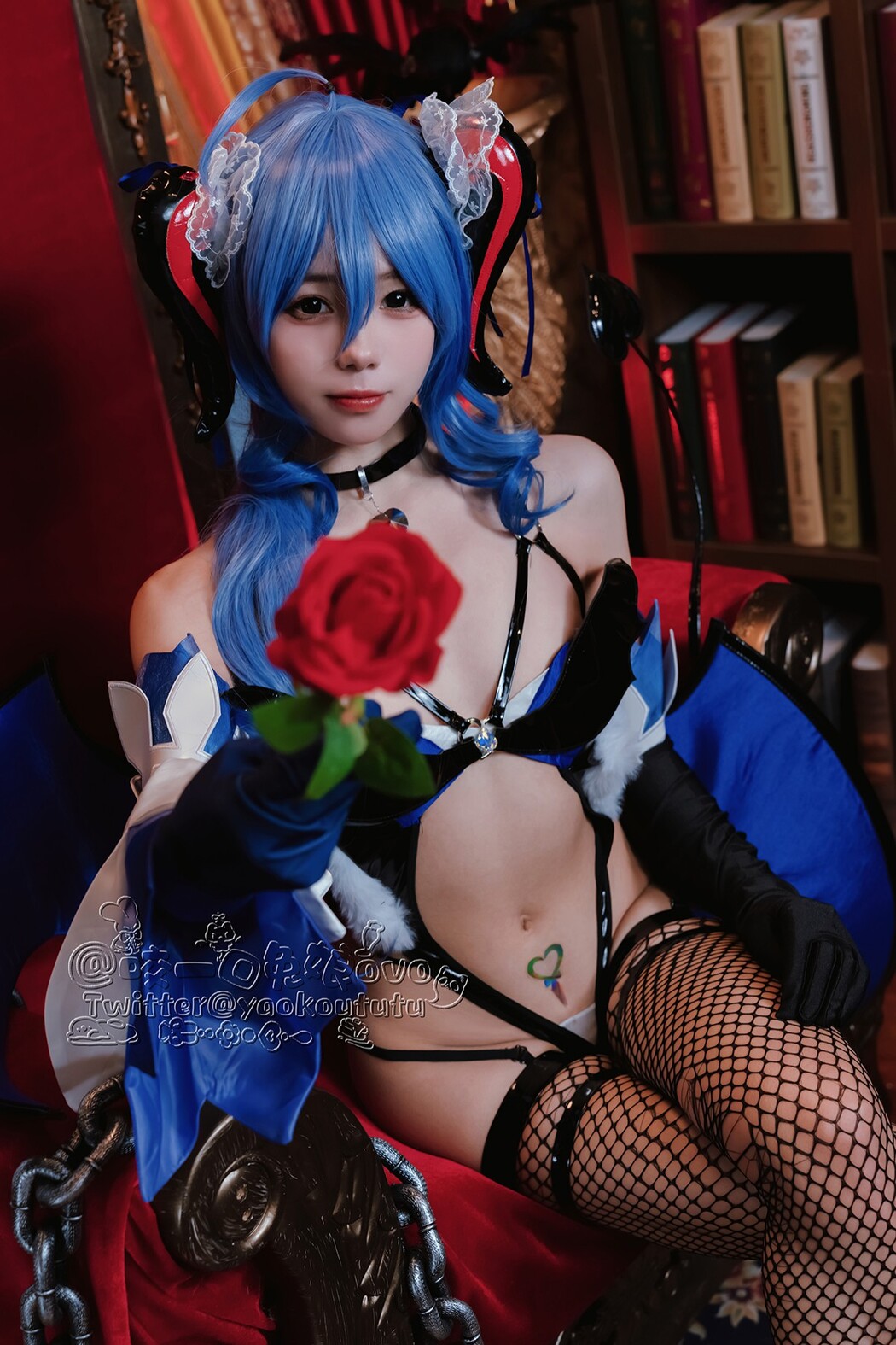 Coser@黏黏团子兔 – 甘雨魅魔 Cover Photo