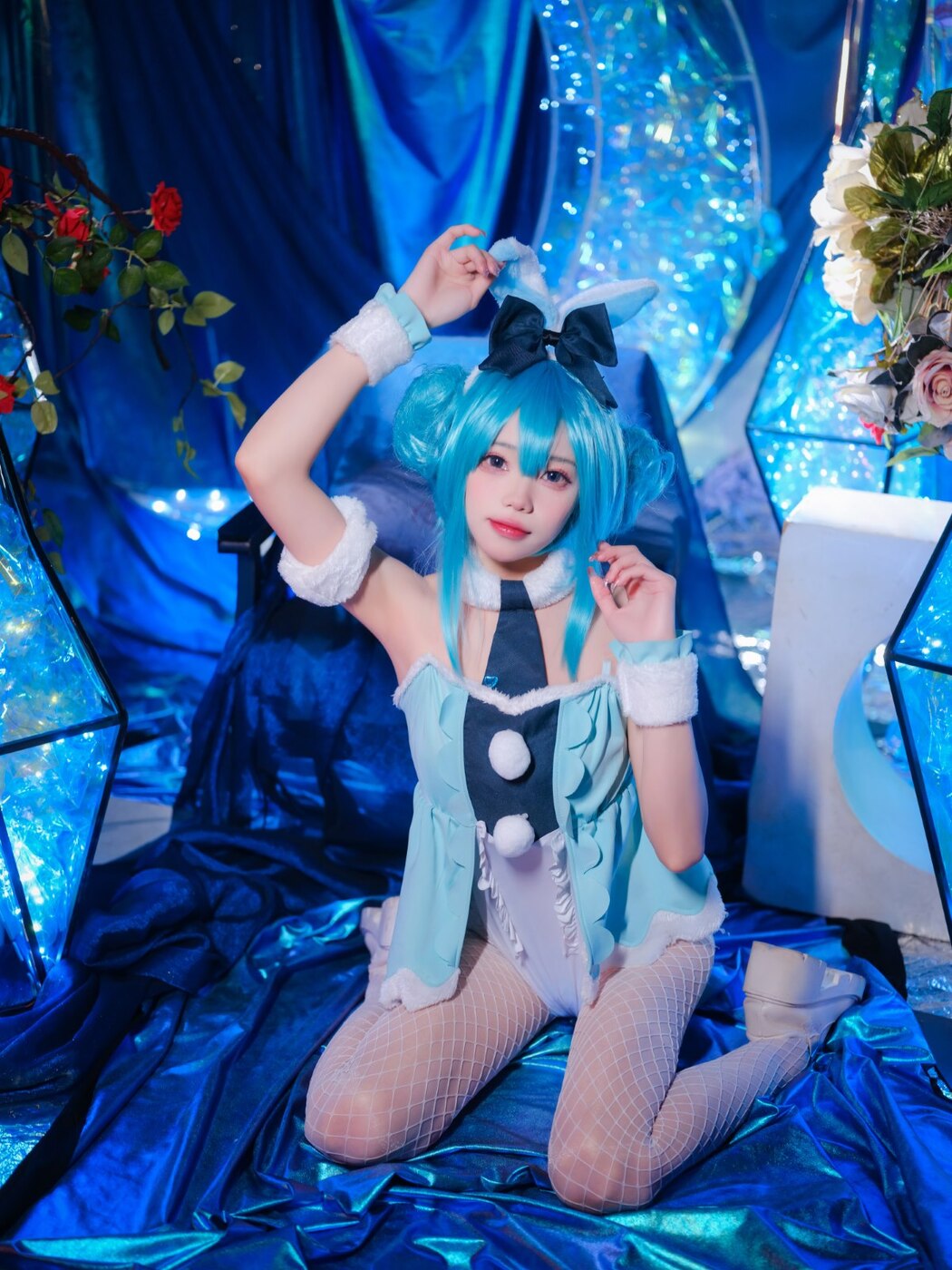 Coser@黏黏团子兔 – MIKU初音未来兔女郎