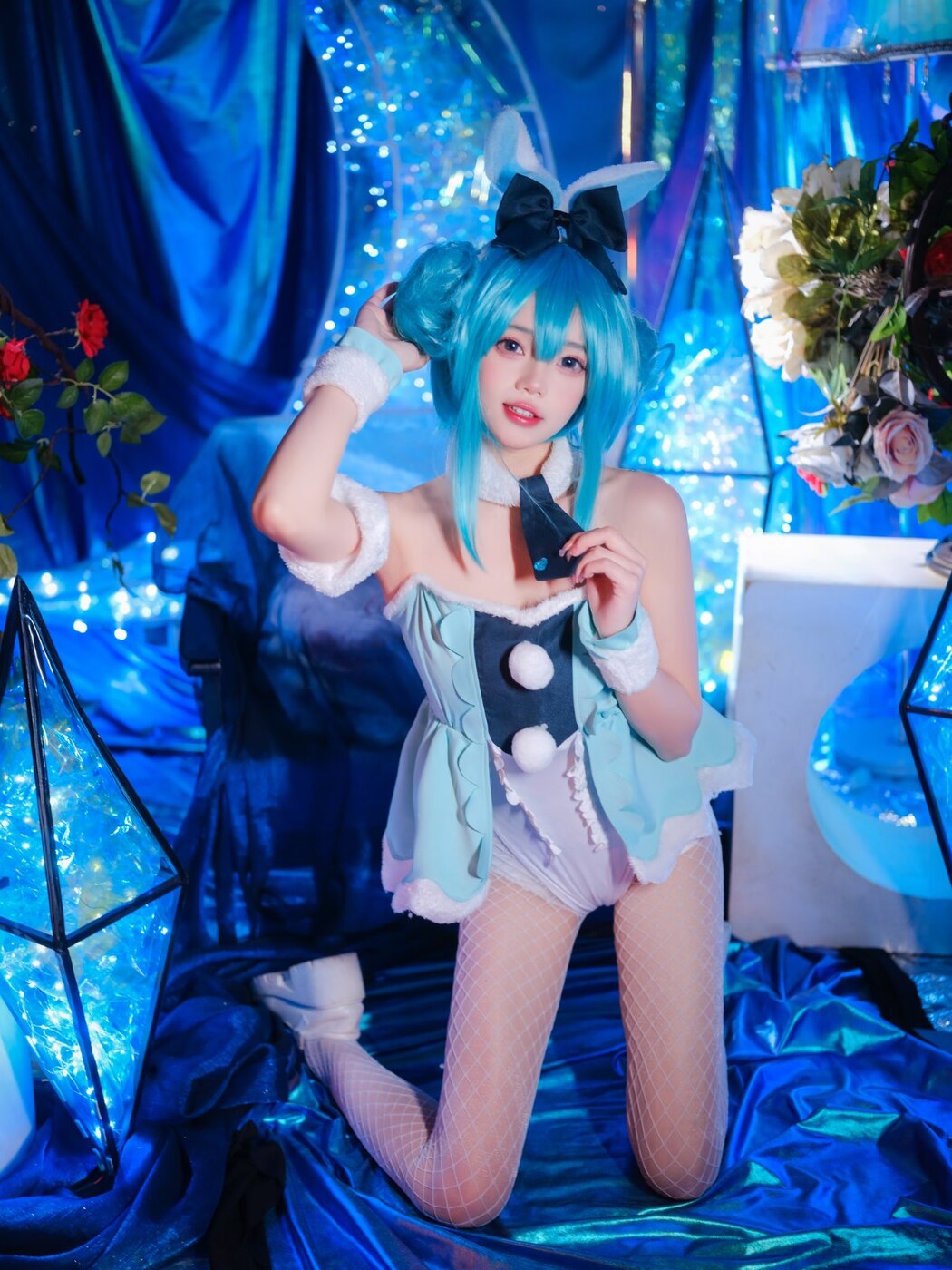 Coser@黏黏团子兔 – MIKU初音未来兔女郎