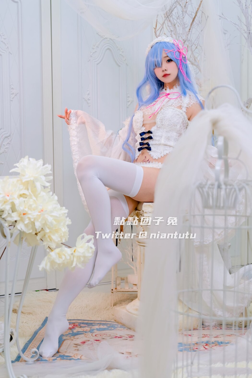 Coser@黏黏团子兔 – 长发蕾姆