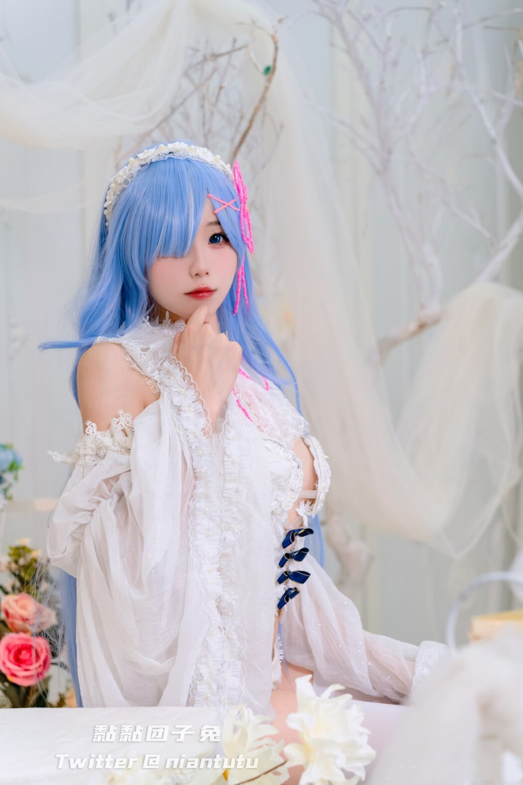 Coser@黏黏团子兔 – 长发蕾姆