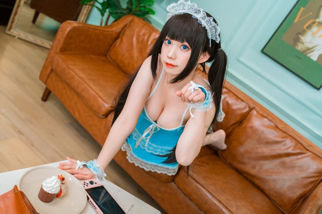 Coser@芦苇苇苇 Vol.01 蓝色女仆