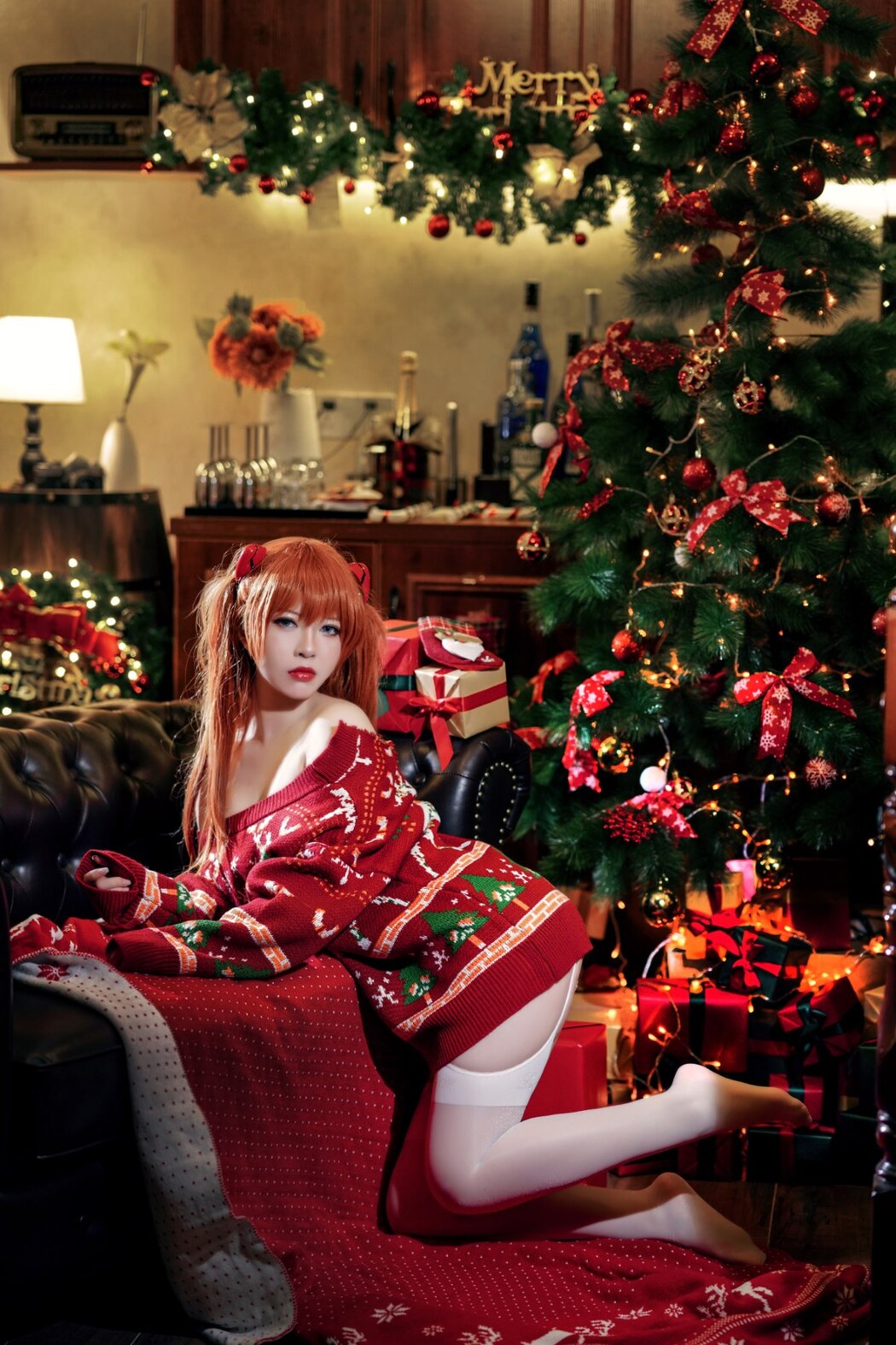 Coser@半半子 – 式波 ASUKA Christmas