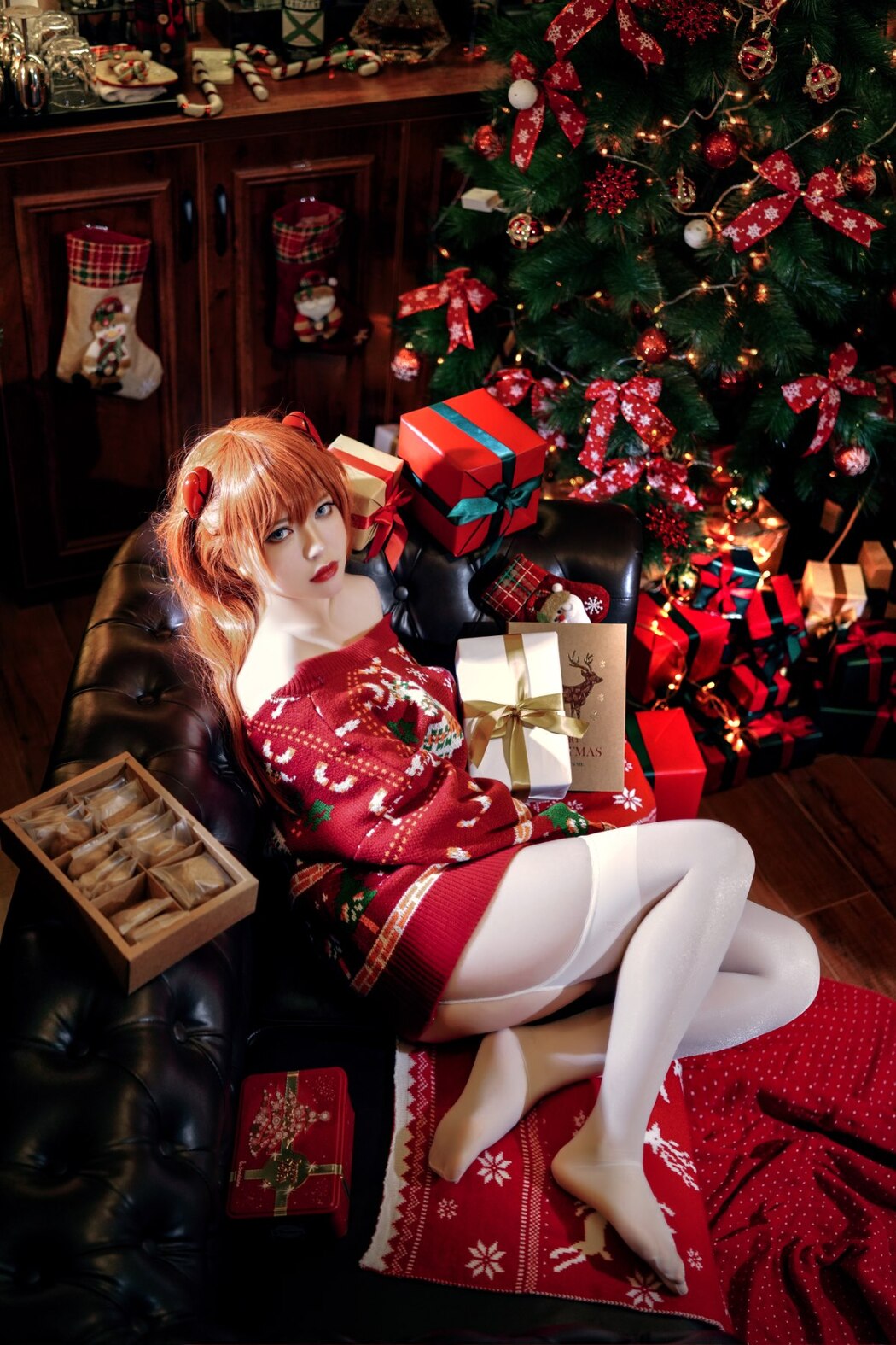 Coser@半半子 – 式波 ASUKA Christmas