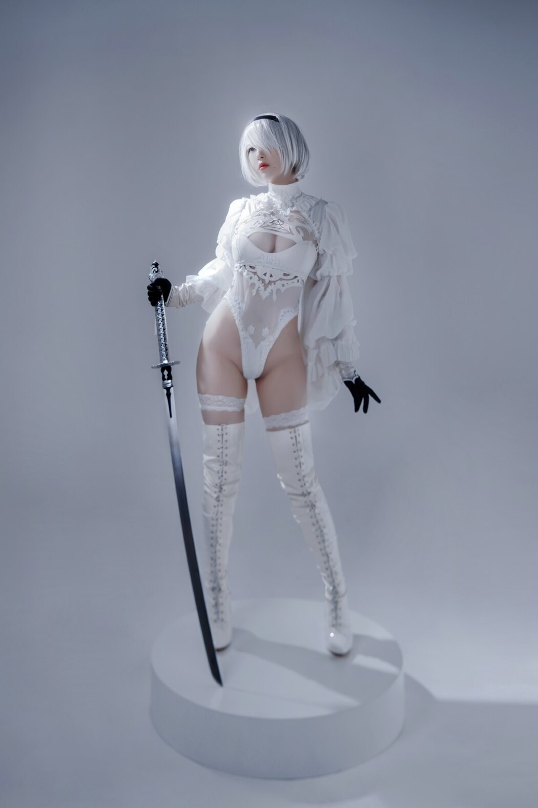 Coser@半半子 Automataヨルハ二号B型 白いドレス