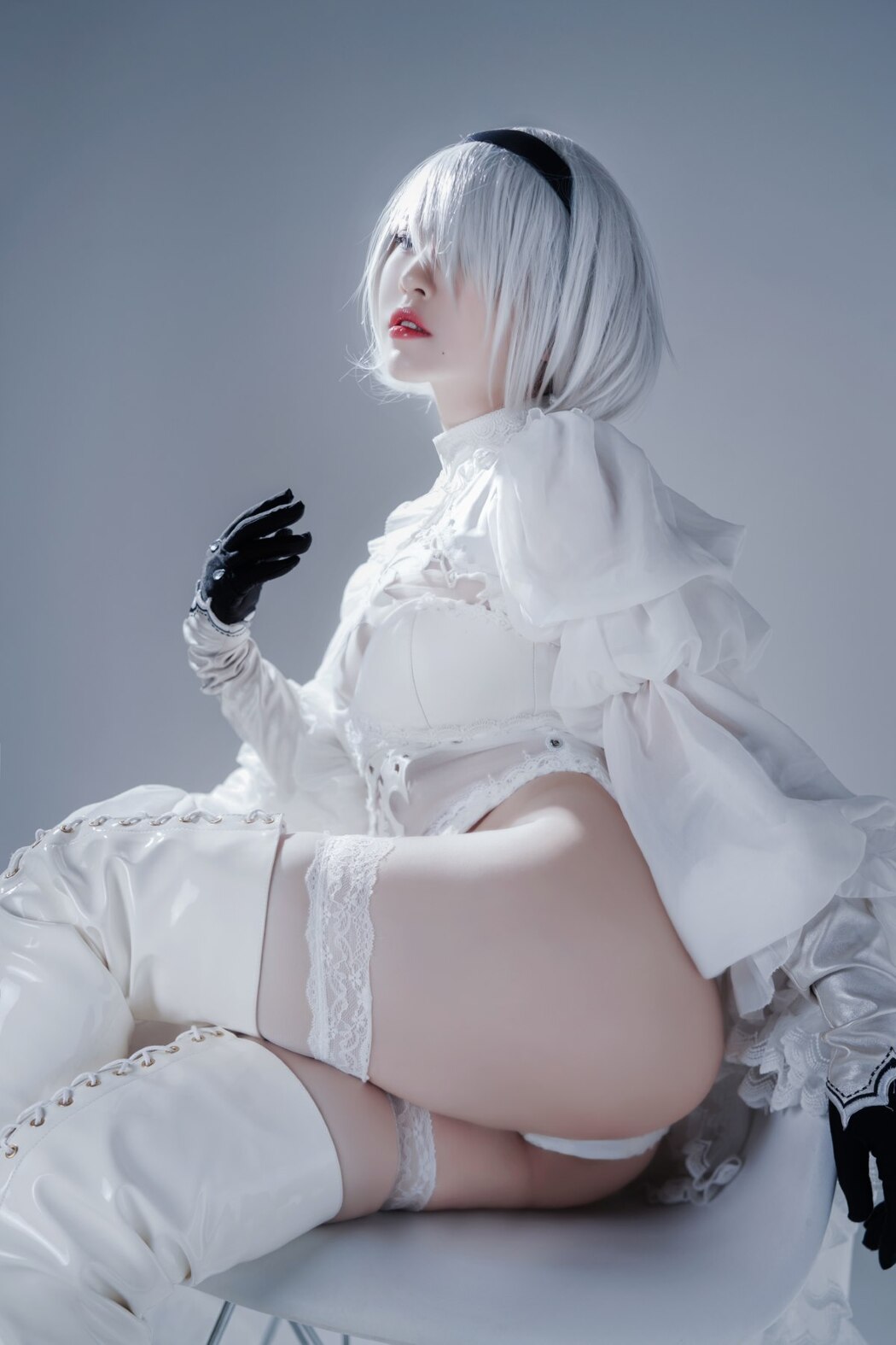 Coser@半半子 Automataヨルハ二号B型 白いドレス