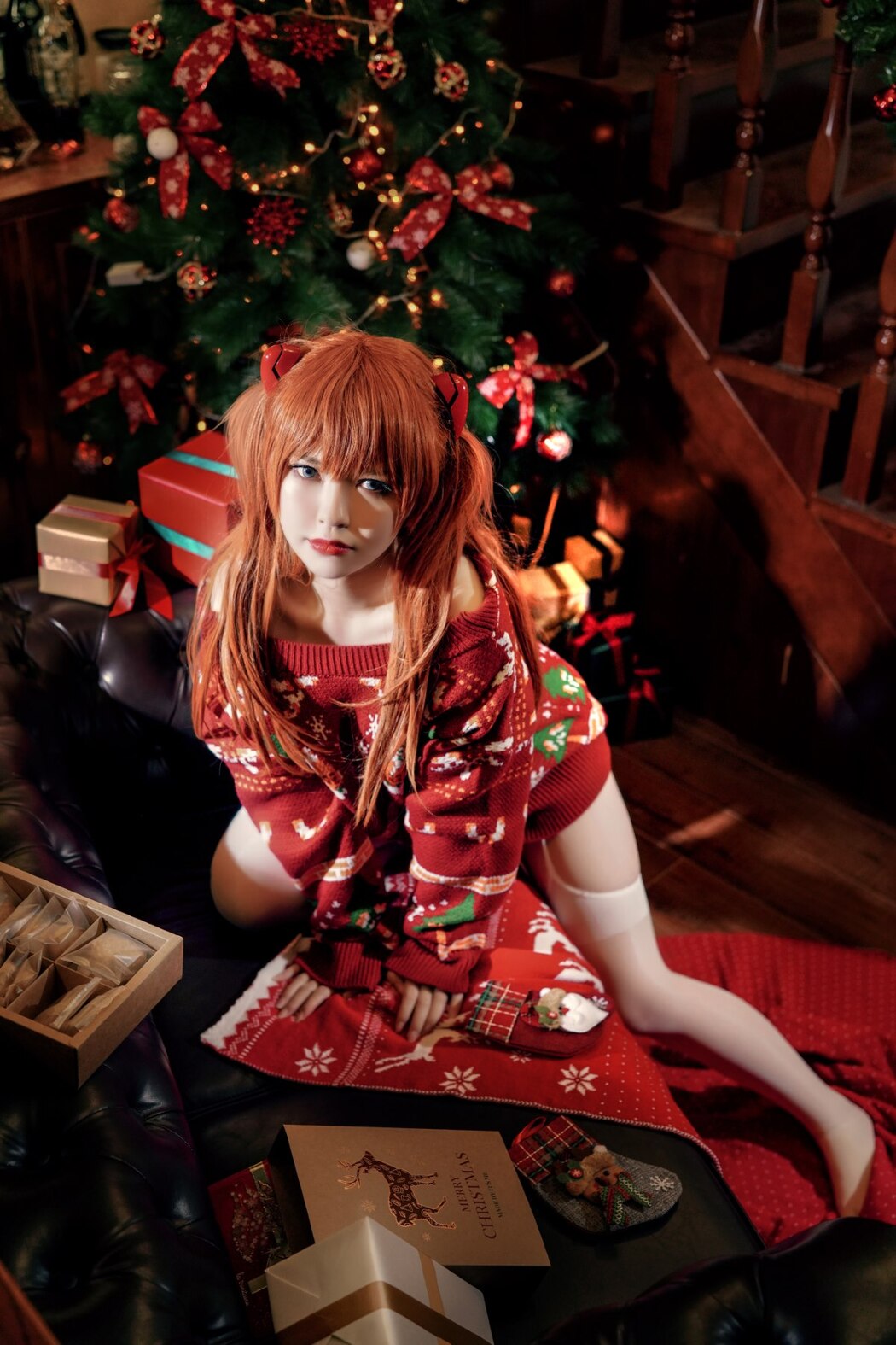 Coser@半半子 – 式波 ASUKA Christmas