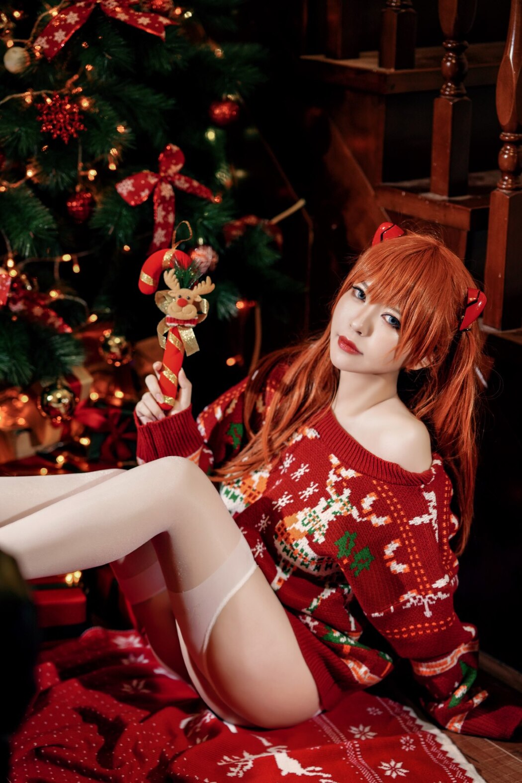 Coser@半半子 – 式波 ASUKA Christmas