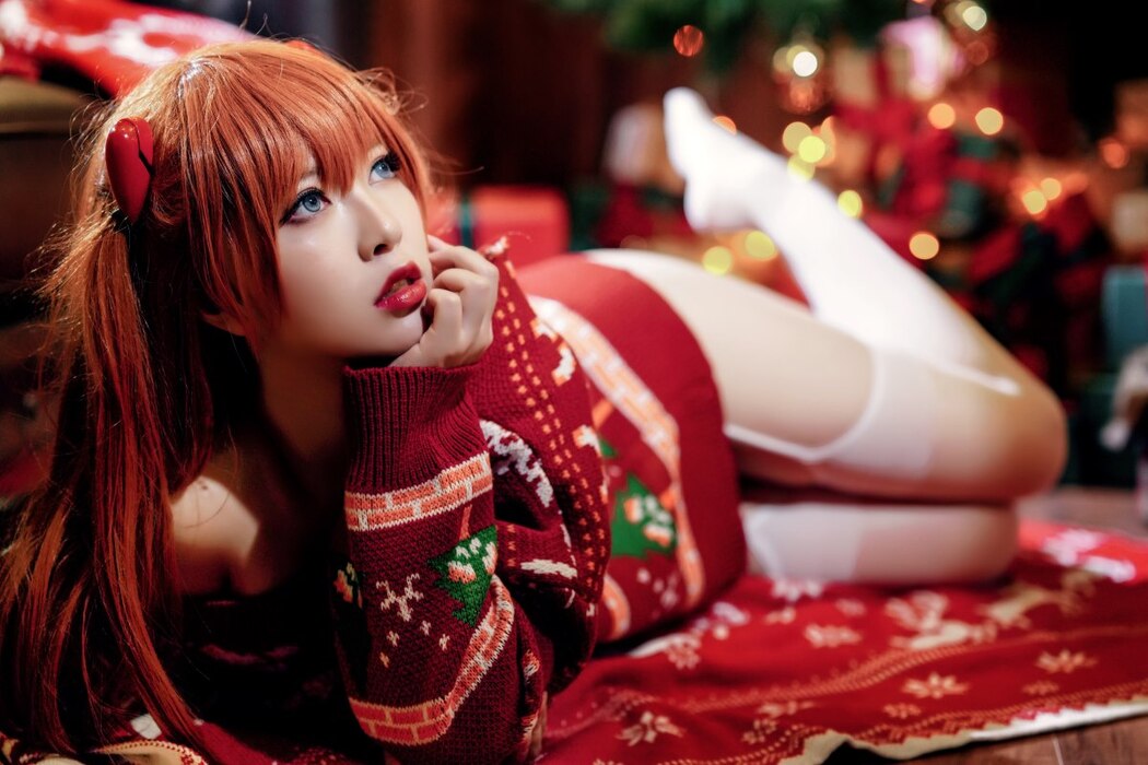 Coser@半半子 – 式波 ASUKA Christmas