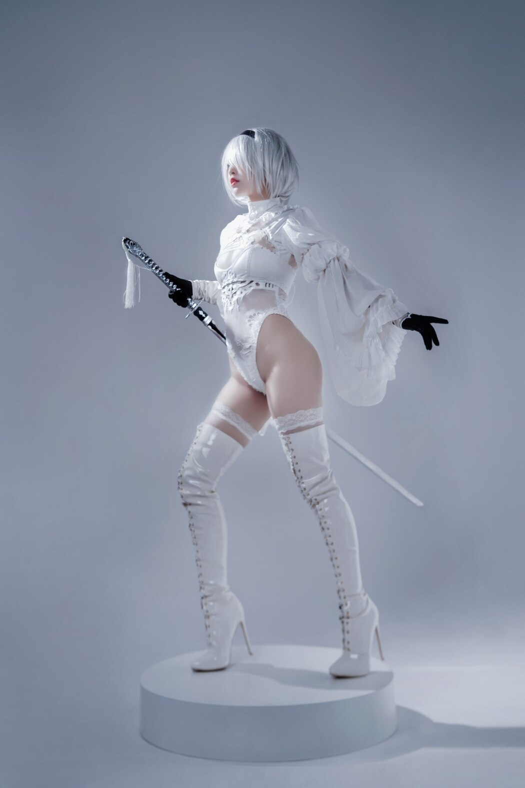 Coser@半半子 Automataヨルハ二号B型 白いドレス