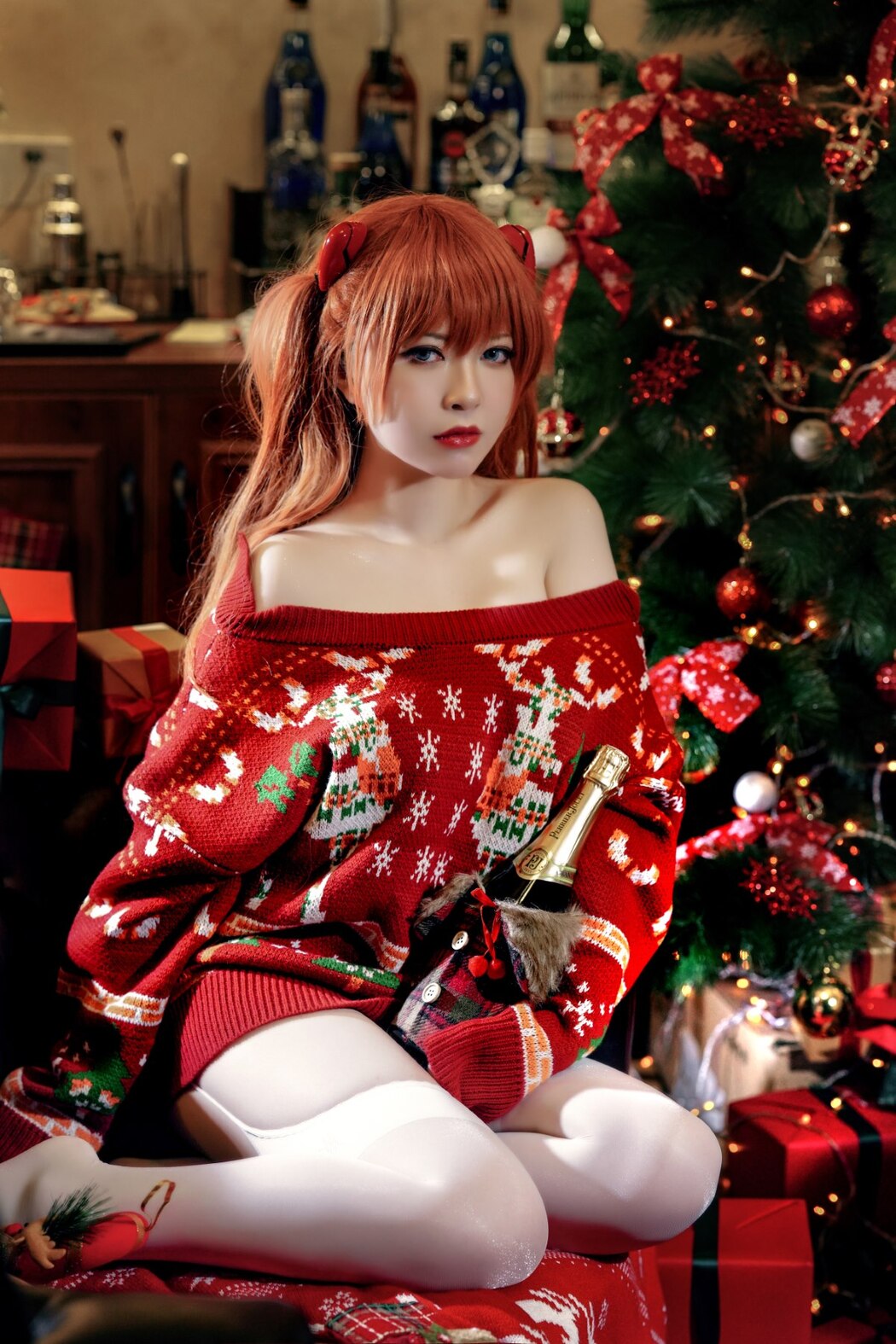 Coser@半半子 – 式波 ASUKA Christmas