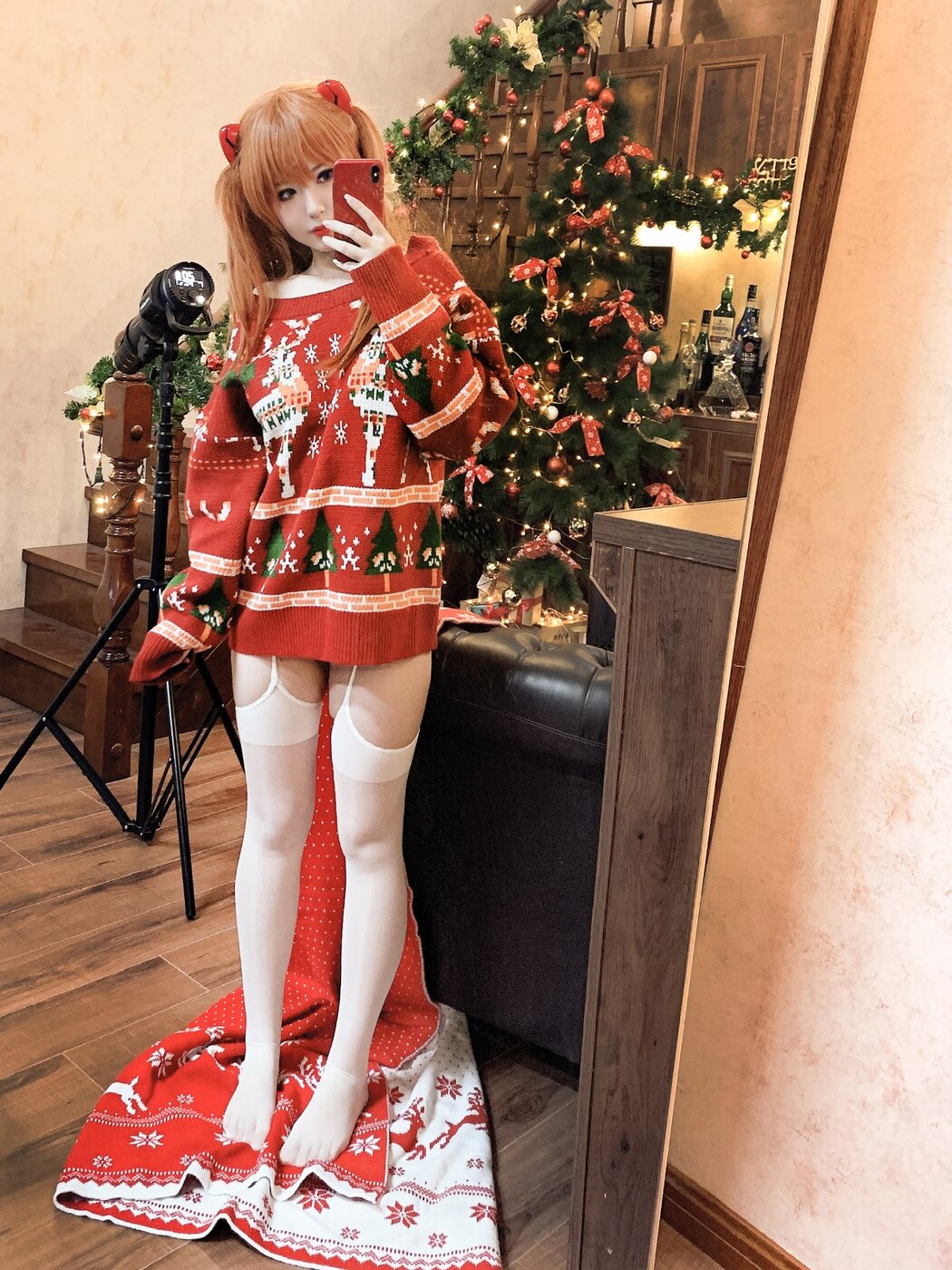 Coser@半半子 – 式波 ASUKA Christmas