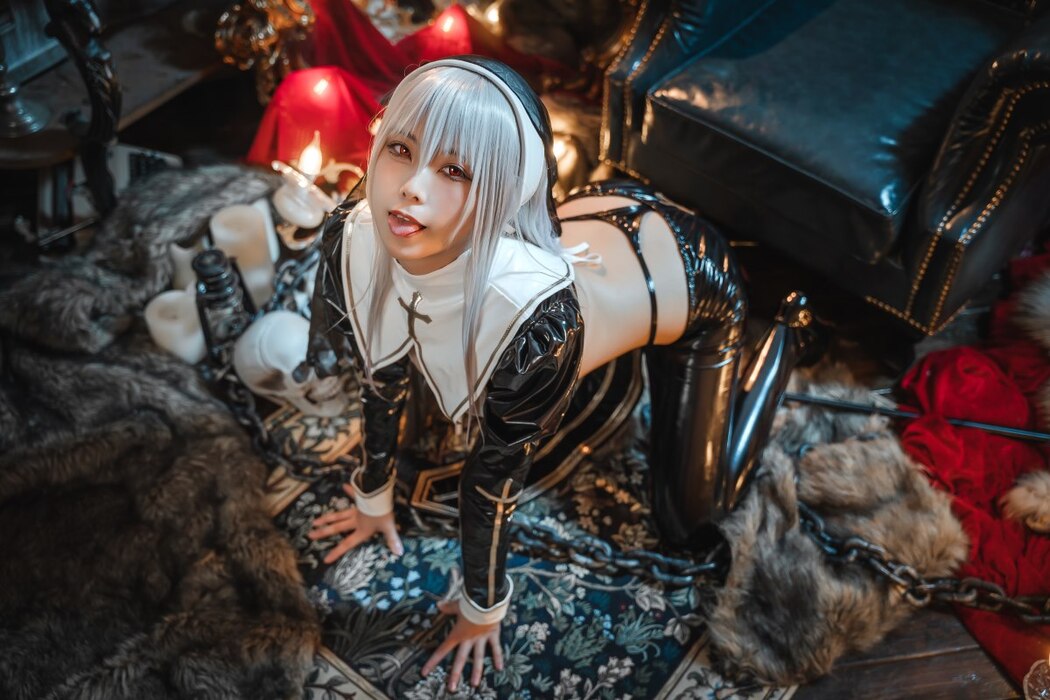 Coser@蜜汁猫裘 Vol.100 恶堕修女