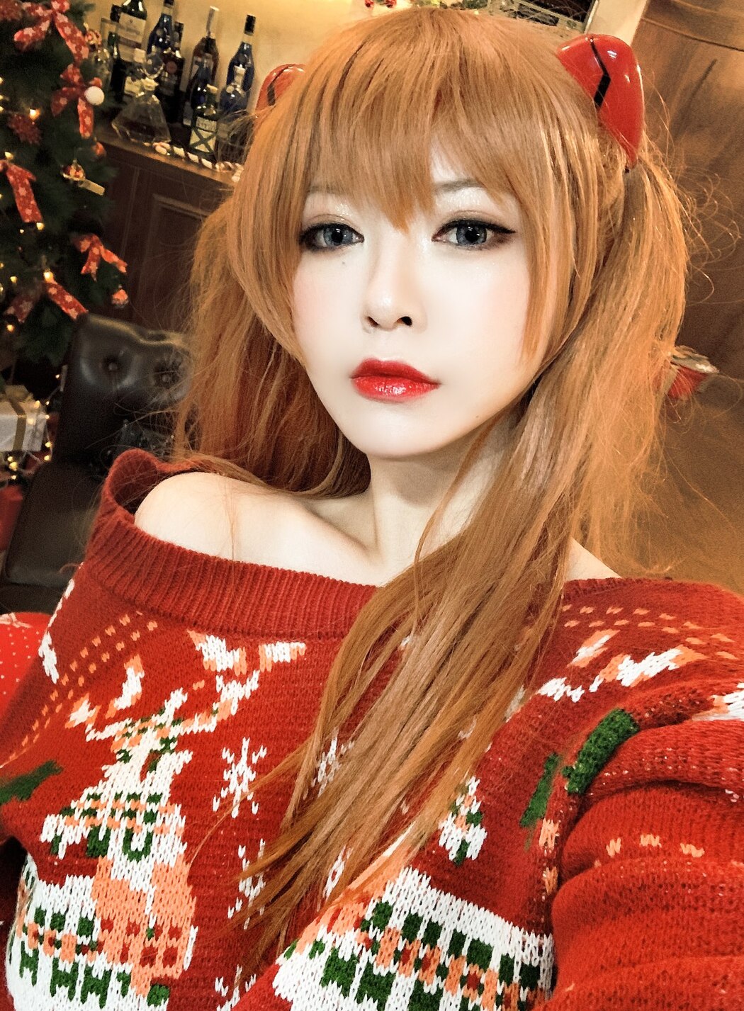 Coser@半半子 – 式波 ASUKA Christmas