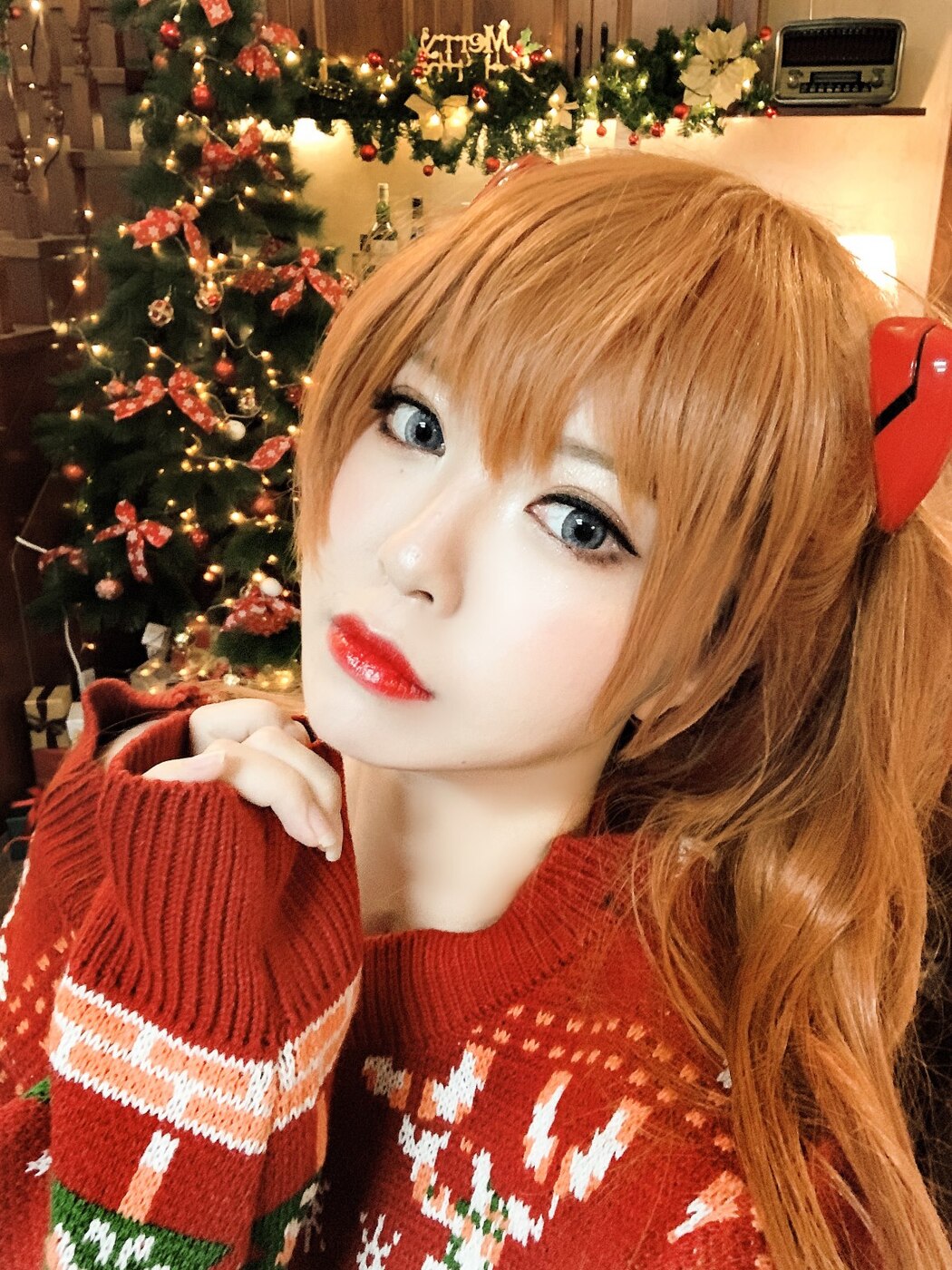 Coser@半半子 – 式波 ASUKA Christmas