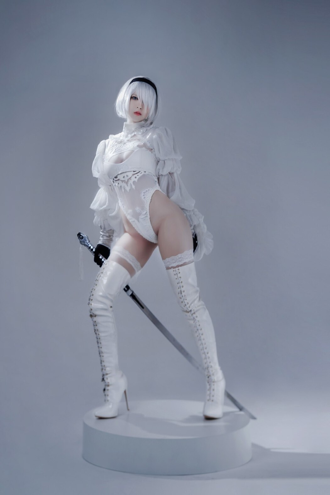 Coser@半半子 Automataヨルハ二号B型 白いドレス