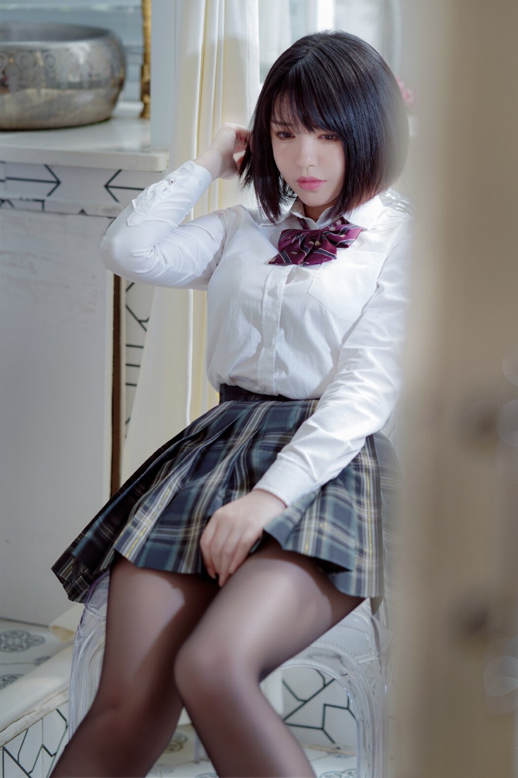 Coser@半半子 – 彼女の制服姿が好き