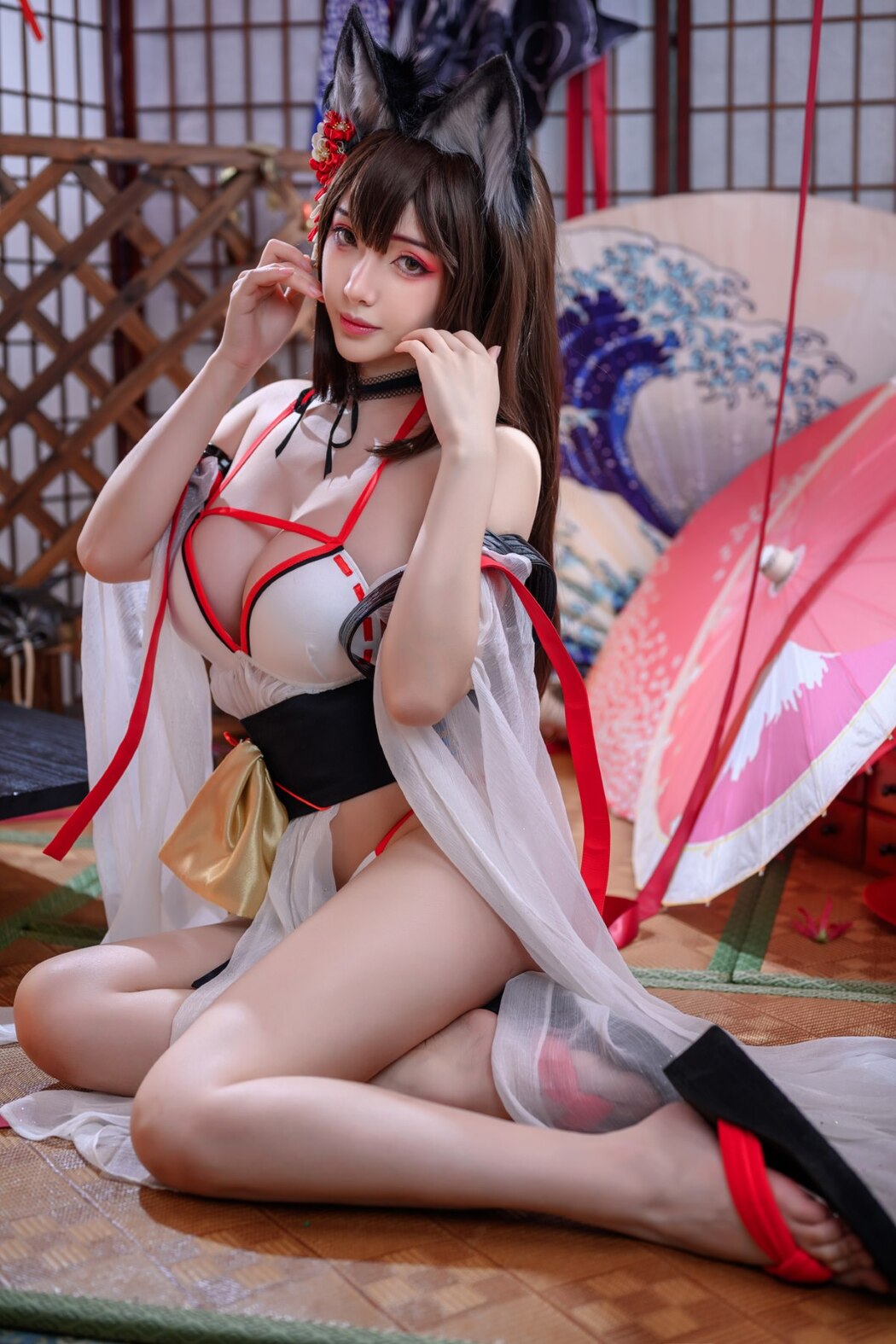 Coser@雯妹不讲道理 Vol.087 天城水着