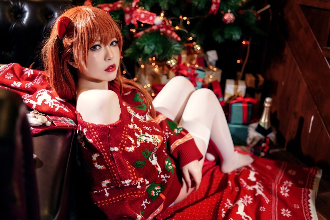 Coser@半半子 – 式波 ASUKA Christmas