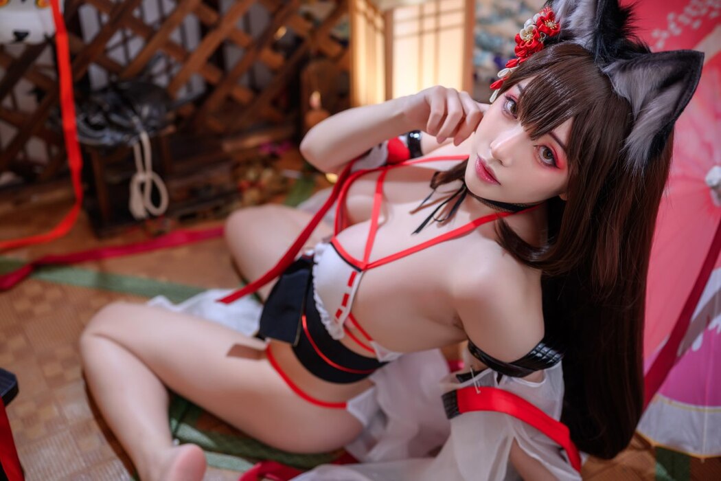 Coser@雯妹不讲道理 Vol.087 天城水着