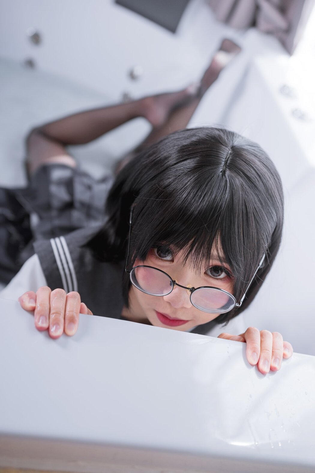 Coser@面饼仙儿 Vol.016 脑内少女 黑丝JK