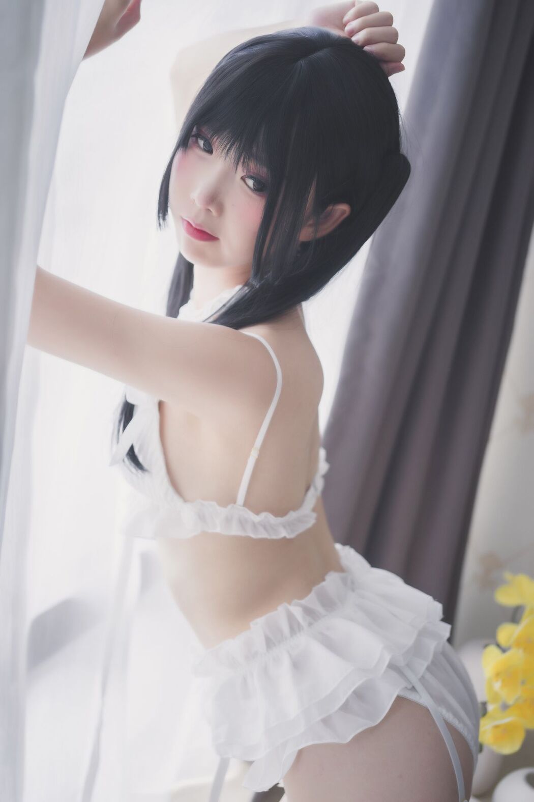 Coser@面饼仙儿 Vol.015 脑内少女 白内衣