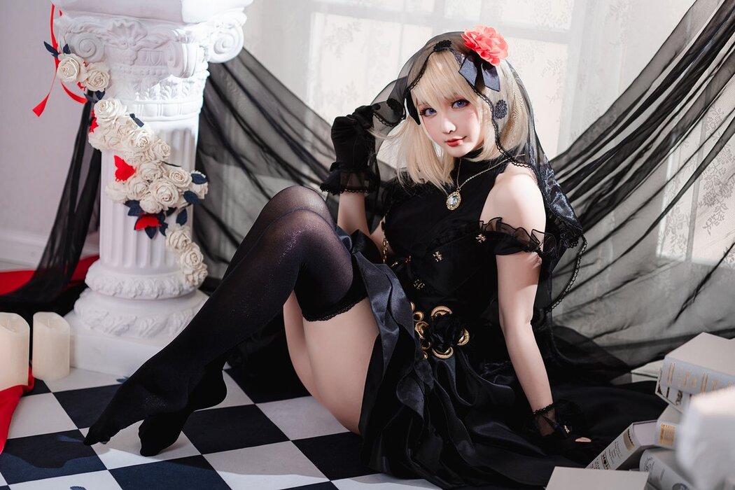 Coser@星之迟迟Hoshilily 斯卡哈同人AndZ23婚纱 A