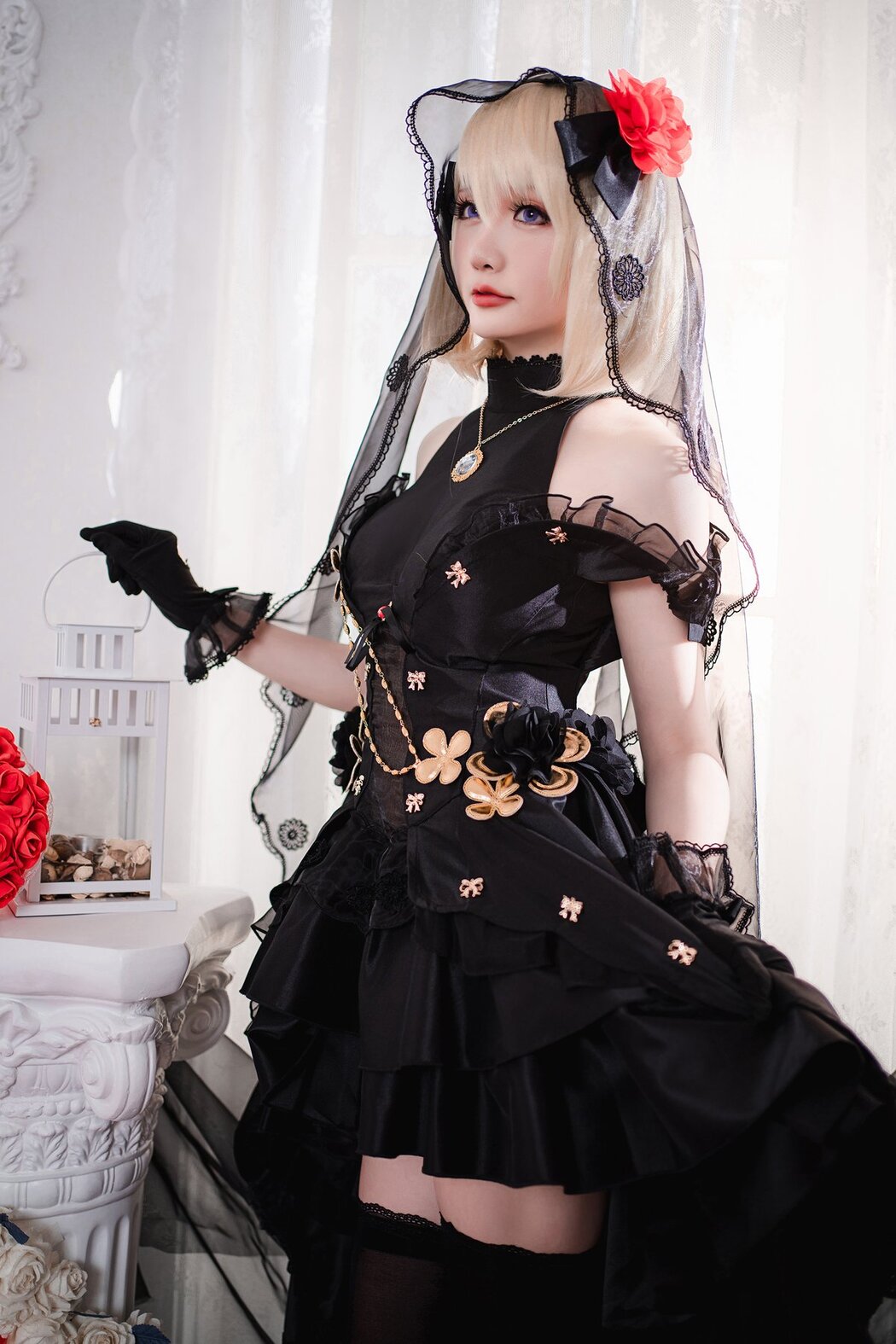 Coser@星之迟迟Hoshilily 斯卡哈同人AndZ23婚纱 A