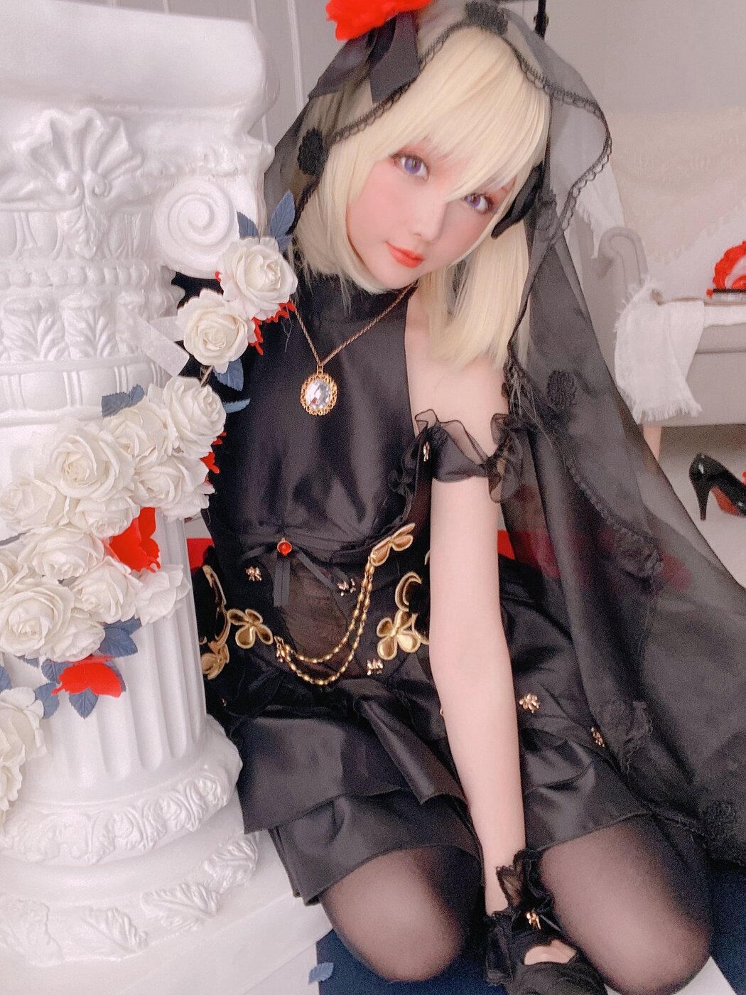 Coser@星之迟迟Hoshilily 斯卡哈同人AndZ23婚纱 A