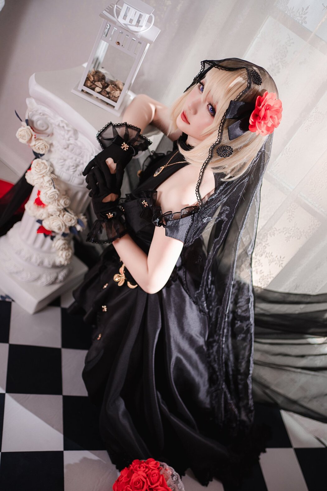 Coser@星之迟迟Hoshilily 斯卡哈同人AndZ23婚纱 A