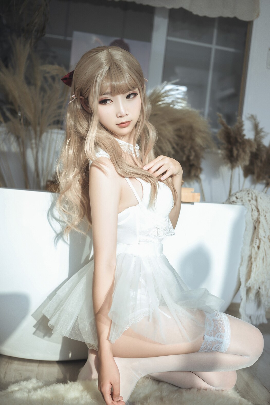 Coser@面饼仙儿 Vol.013 复古内衣套 Cover Photo