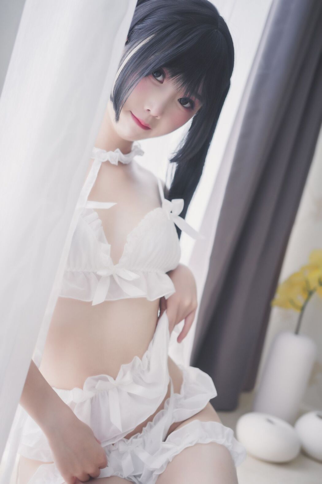 Coser@面饼仙儿 Vol.015 脑内少女 白内衣