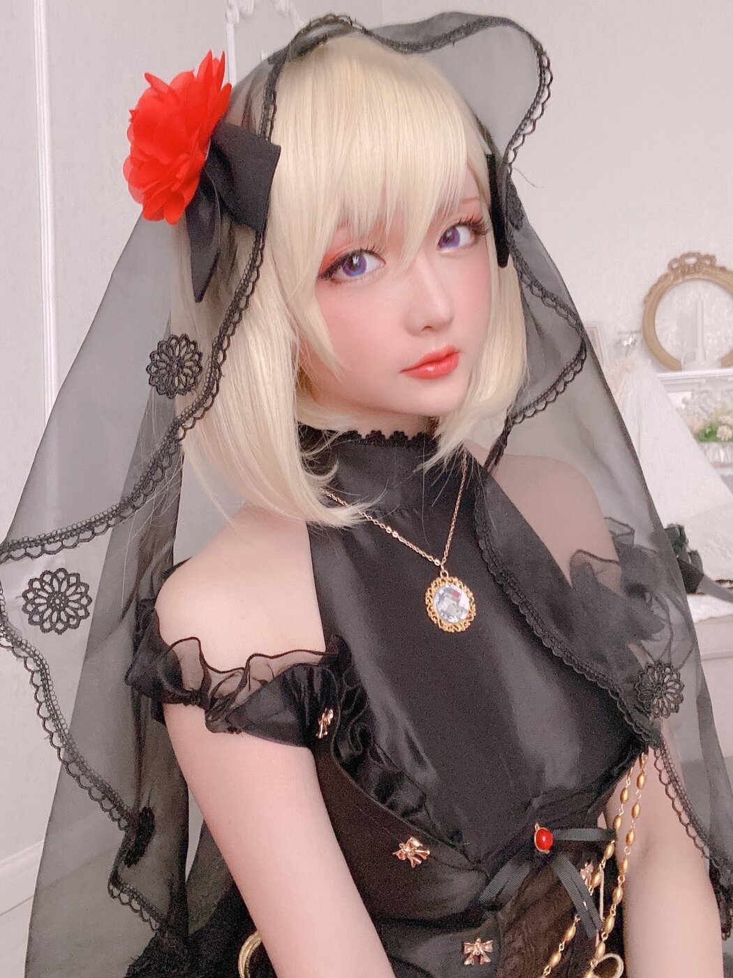 Coser@星之迟迟Hoshilily 斯卡哈同人AndZ23婚纱 A