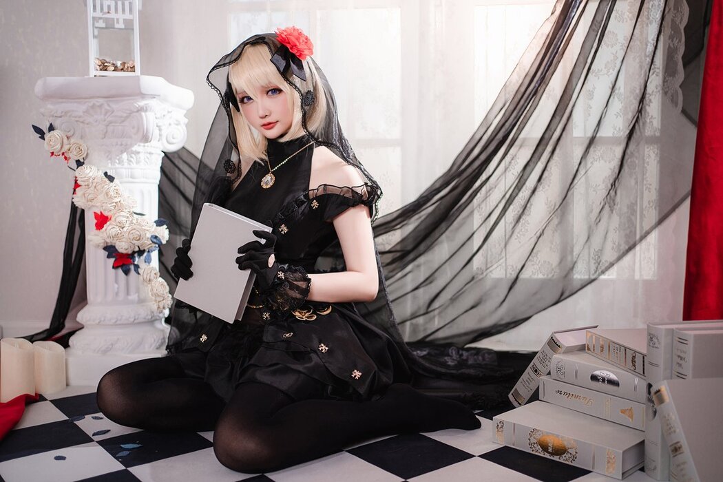 Coser@星之迟迟Hoshilily 斯卡哈同人AndZ23婚纱 A