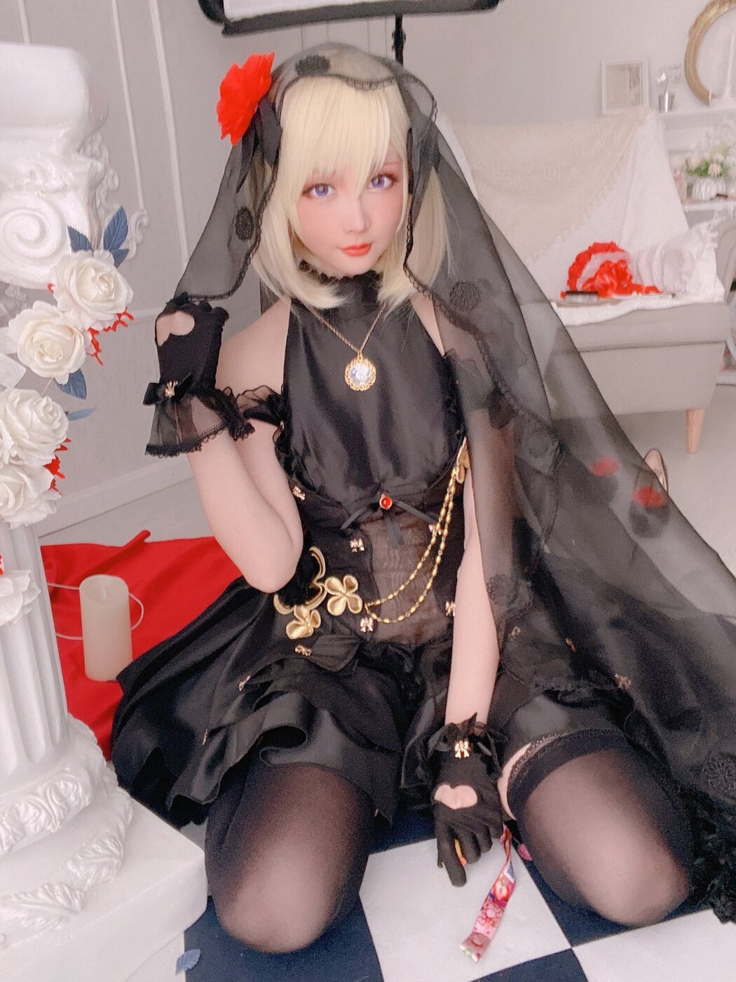 Coser@星之迟迟Hoshilily 斯卡哈同人AndZ23婚纱 A