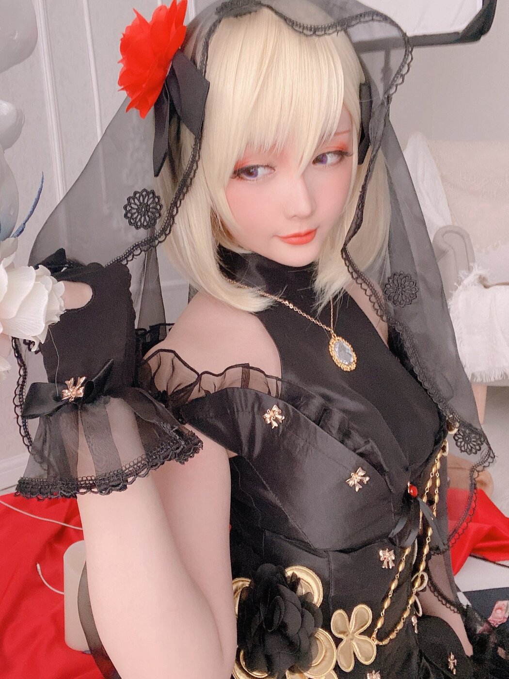 Coser@星之迟迟Hoshilily 斯卡哈同人AndZ23婚纱 A