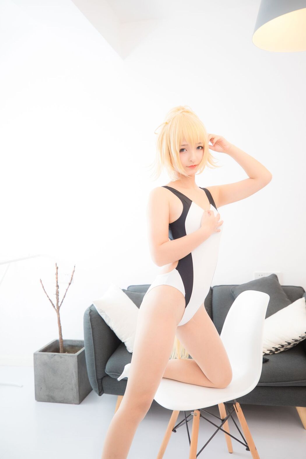 Coser@神楽坂真冬 Vol.036 电子相册-白贞德 Swimingthedrea A