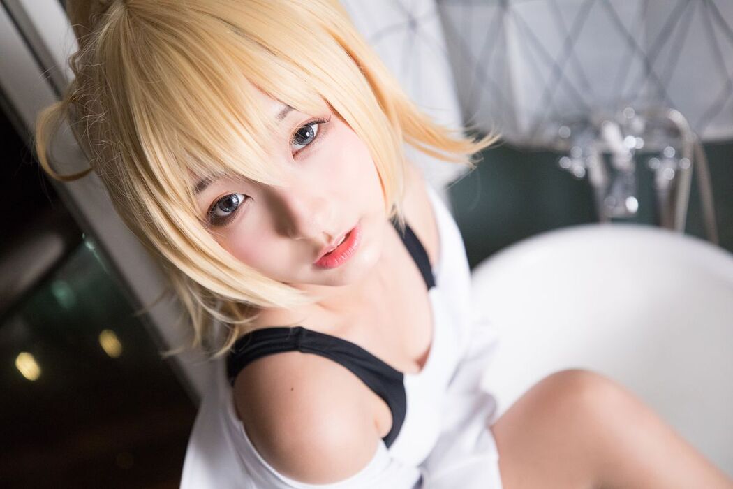 Coser@神楽坂真冬 Vol.036 电子相册-白贞德 Swimingthedrea B