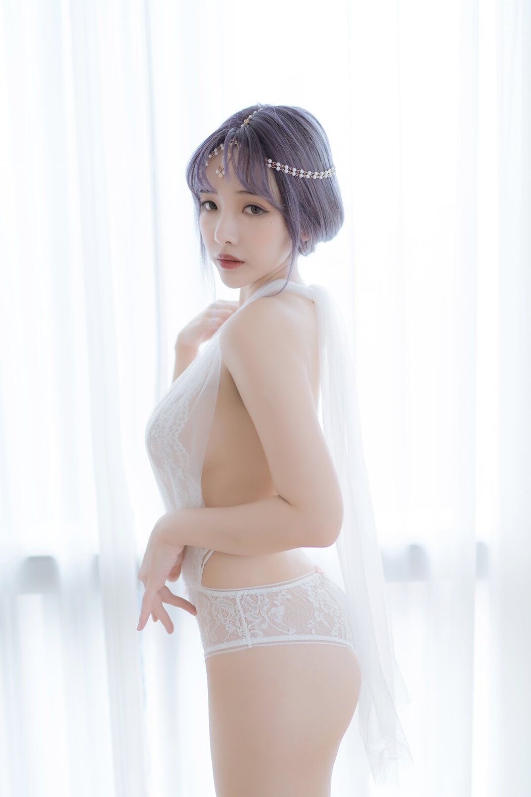 Coser@雯妹不讲道理 Vol.084 白色希腊