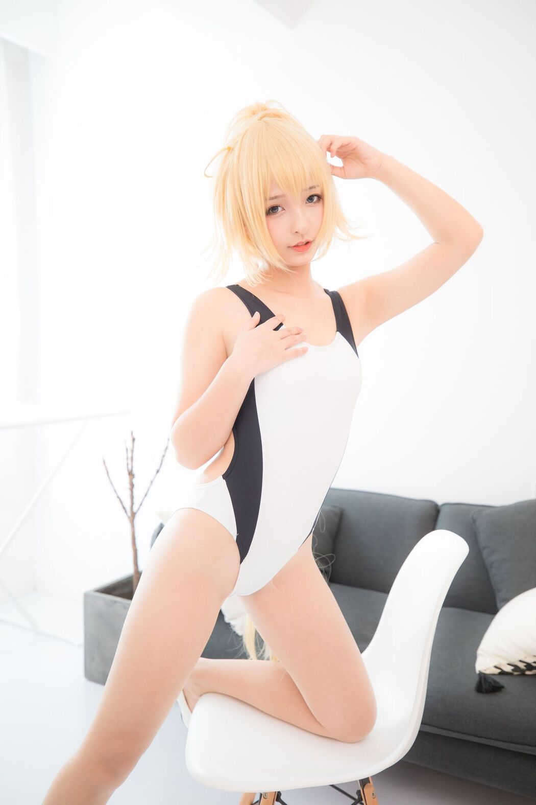 Coser@神楽坂真冬 Vol.036 电子相册-白贞德 Swimingthedrea A