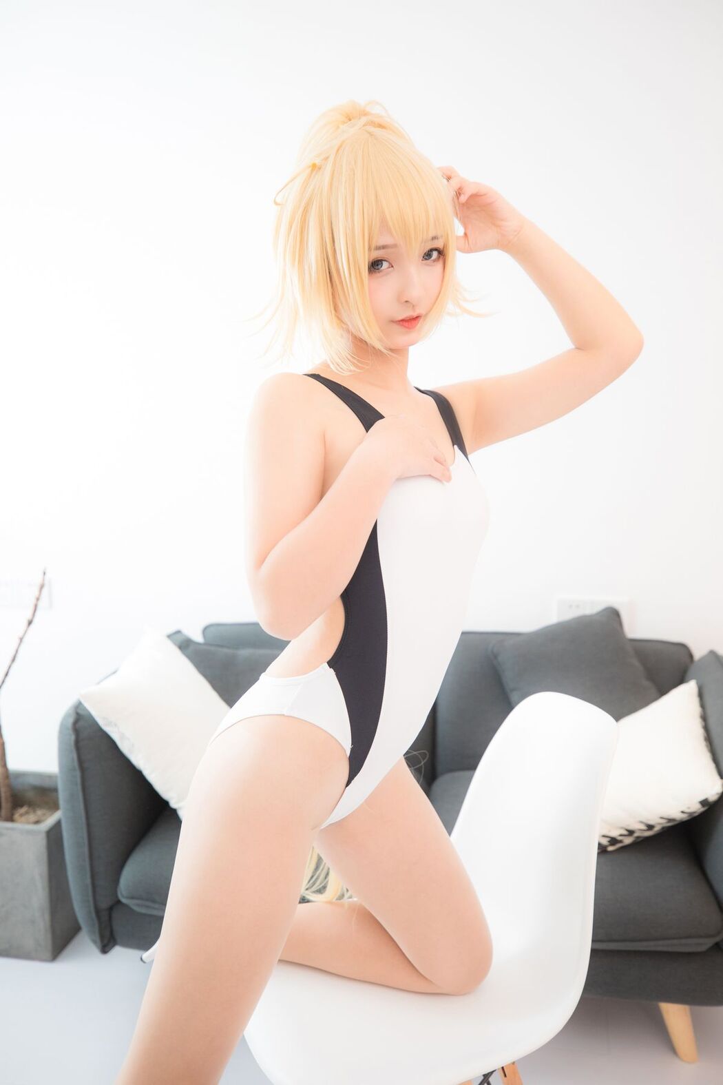 Coser@神楽坂真冬 Vol.036 电子相册-白贞德 Swimingthedrea A