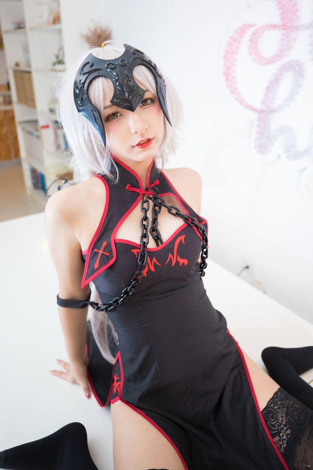 Coser@神楽坂真冬 Vol.037 电子相册-旗袍黑贞 B