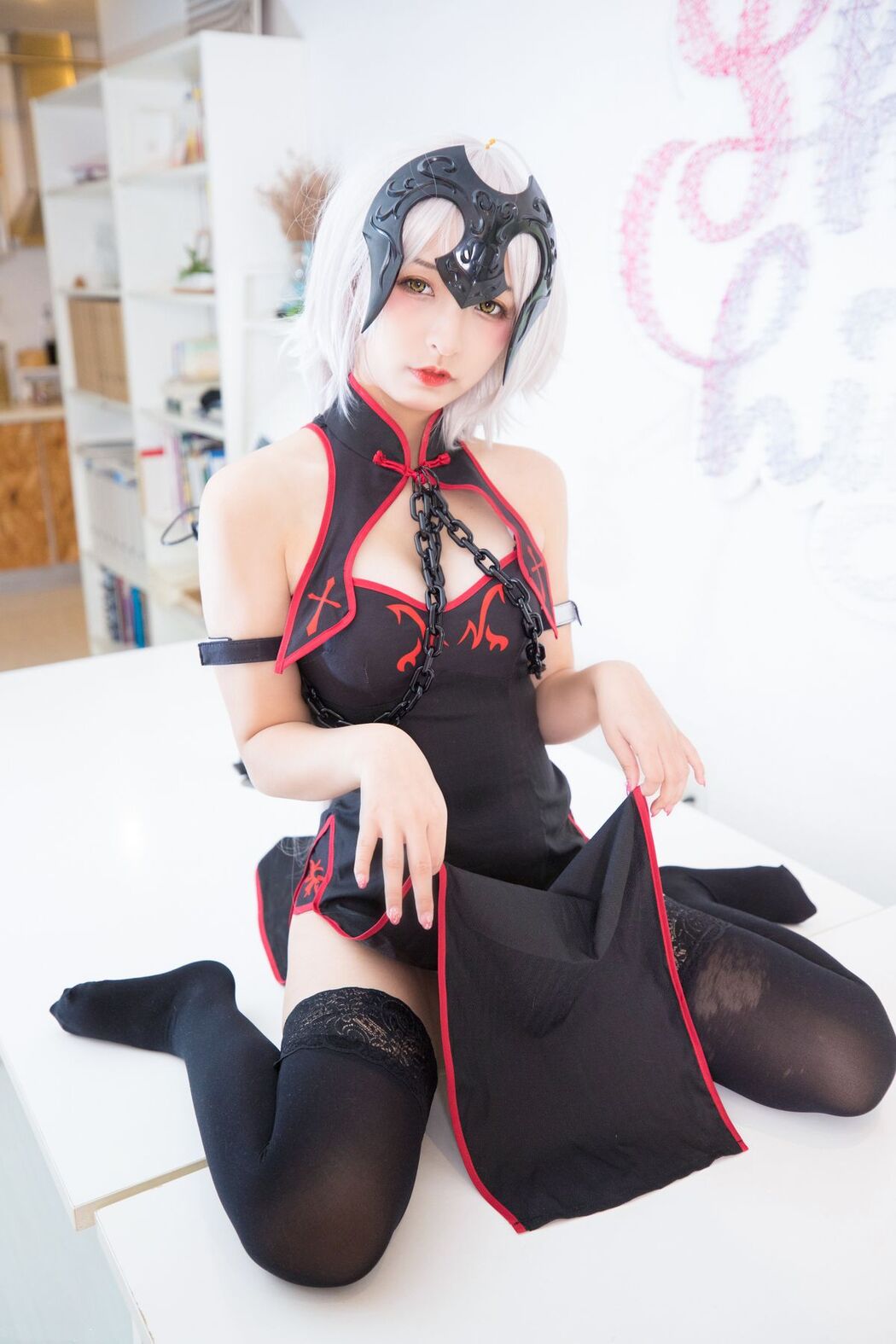 Coser@神楽坂真冬 Vol.037 电子相册-旗袍黑贞 B