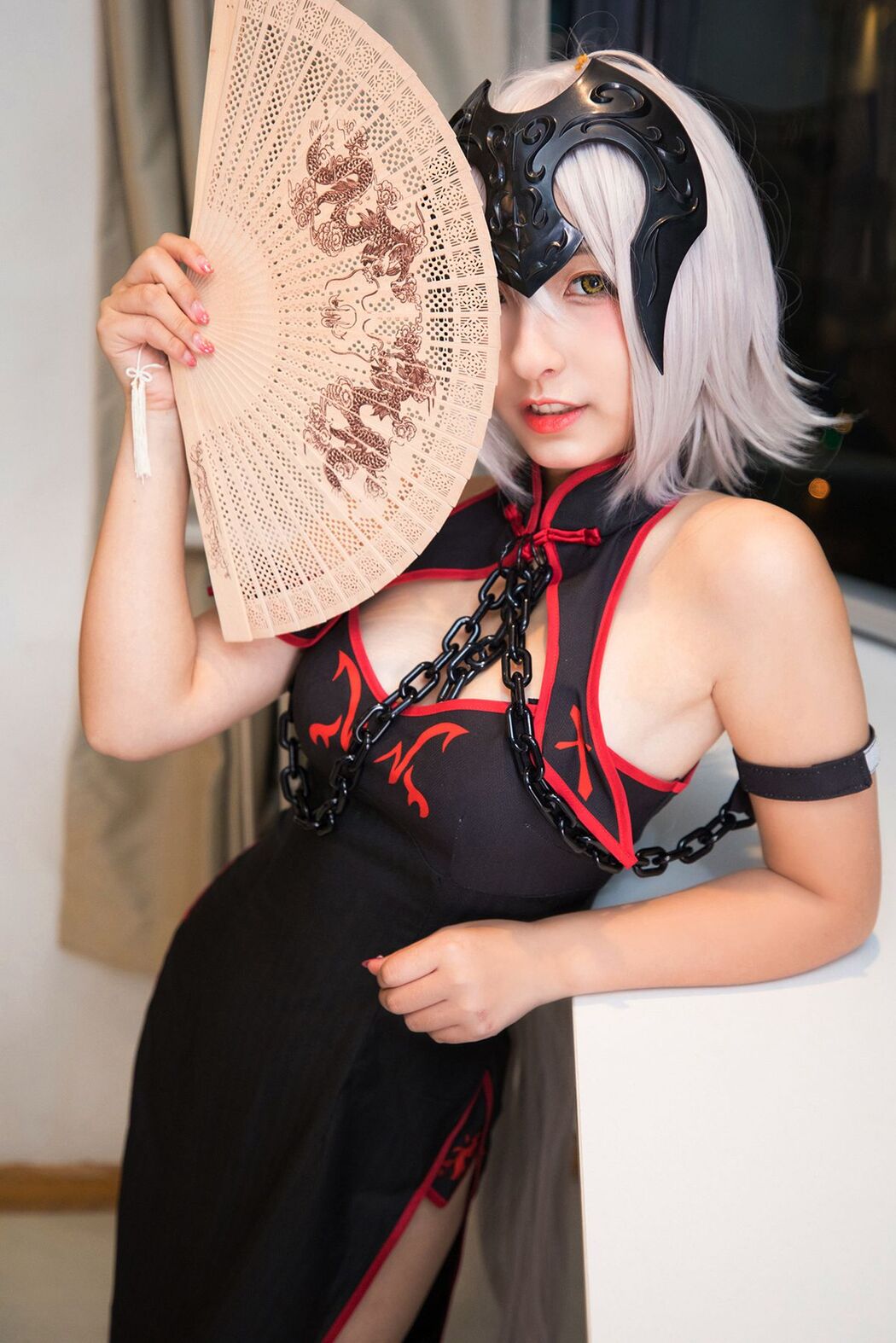 Coser@神楽坂真冬 Vol.037 电子相册-旗袍黑贞 B Cover Photo