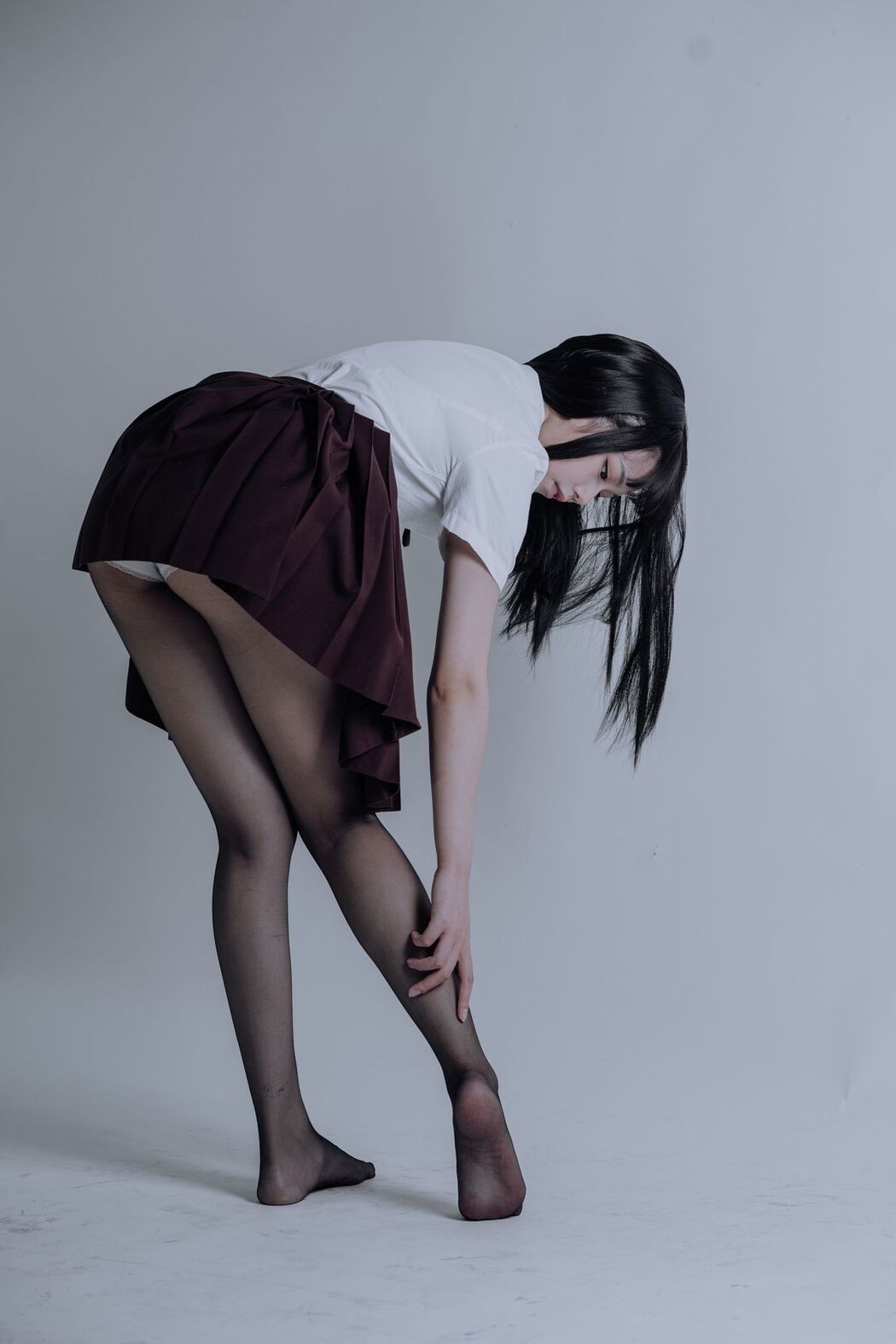 Coser@七月喵子 No.011 黑丝jk