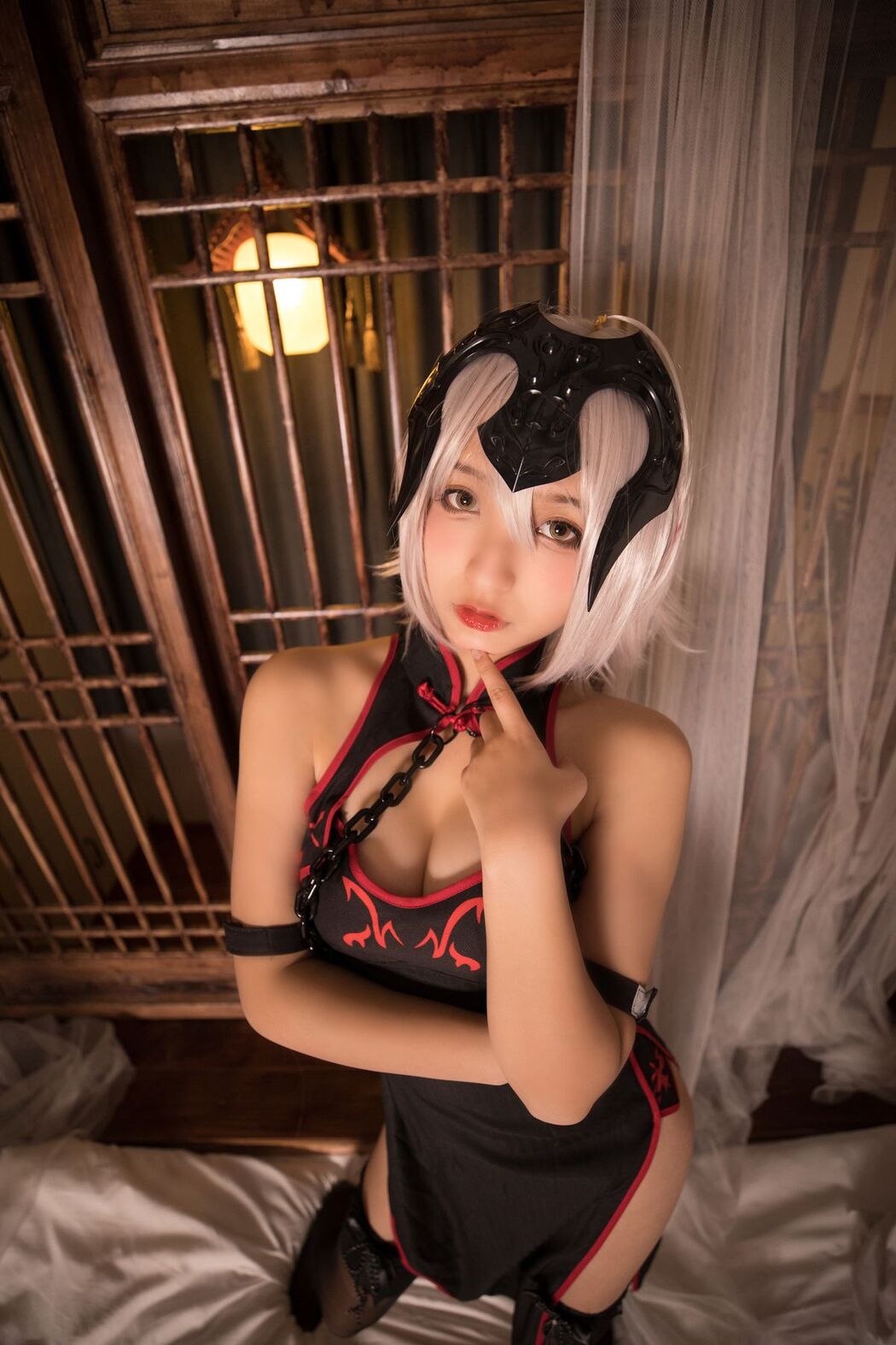 Coser@神楽坂真冬 Vol.037 电子相册-旗袍黑贞 A