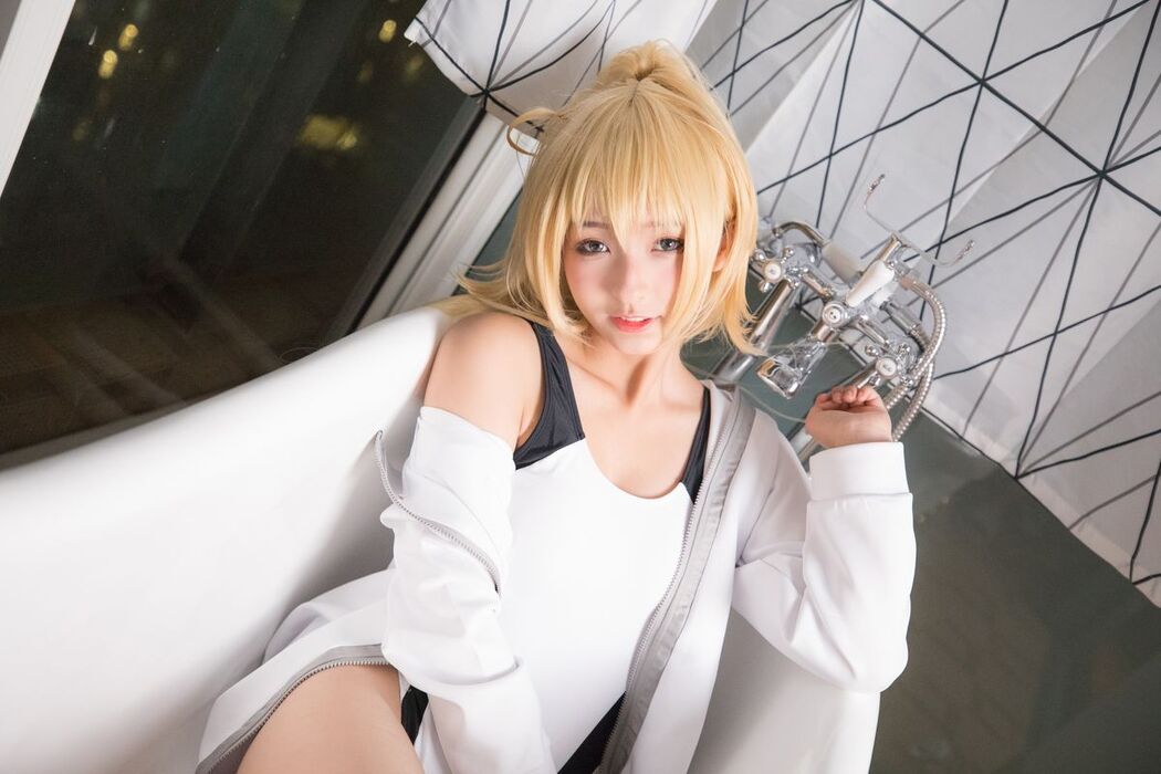 Coser@神楽坂真冬 Vol.036 电子相册-白贞德 Swimingthedrea B