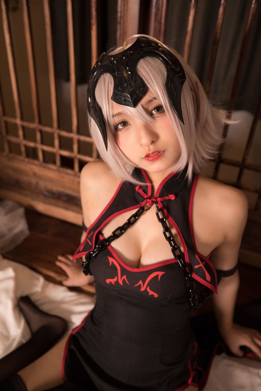 Coser@神楽坂真冬 Vol.037 电子相册-旗袍黑贞 A